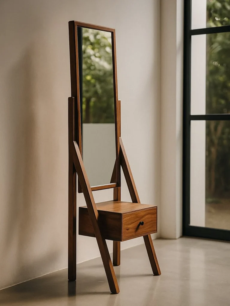 12 Elegant Wood Frame Mirror Inspiration for Every Room