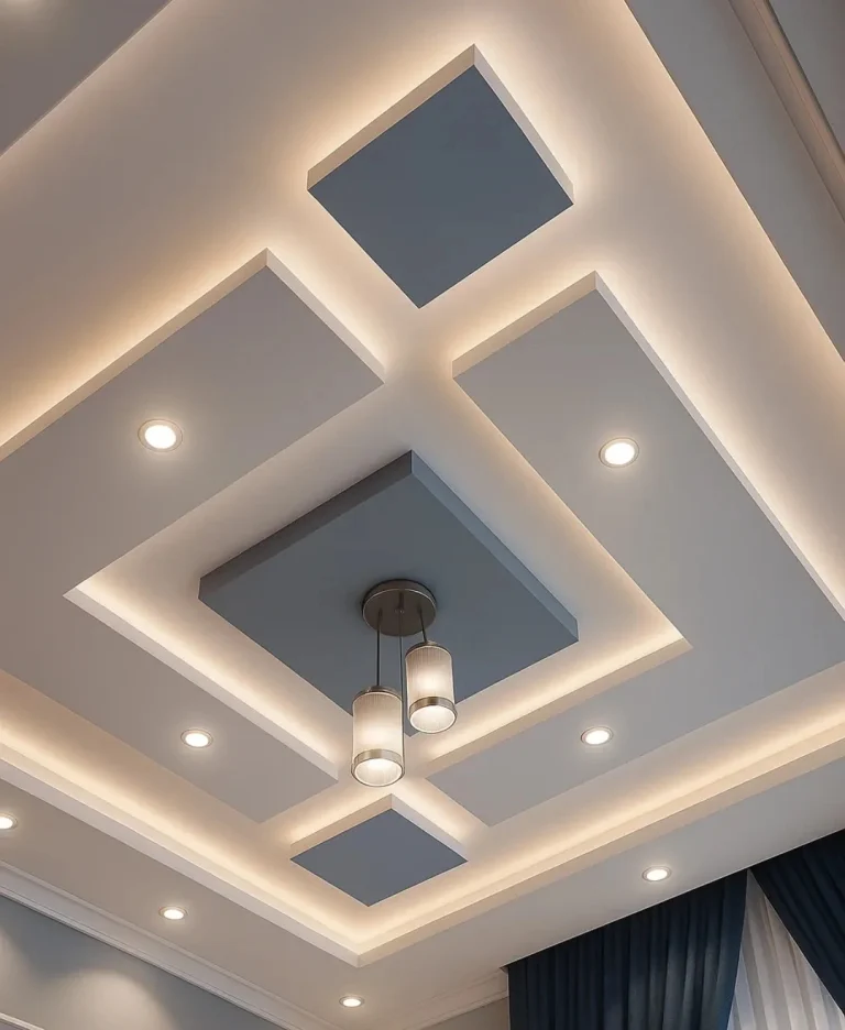 21+Ceiling Design Bedroom Ideas That Look Modern and Elegant